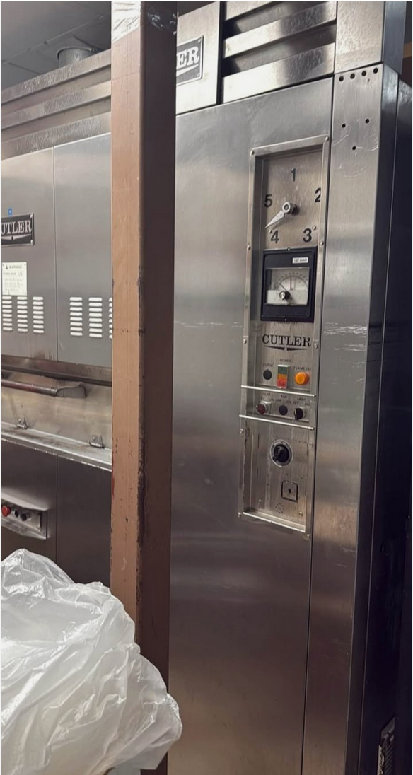 Cutler PNLVB-15 Pan Gas Bagel, Pizza, Pretzel, Bakery Revolving Tray Oven Gas